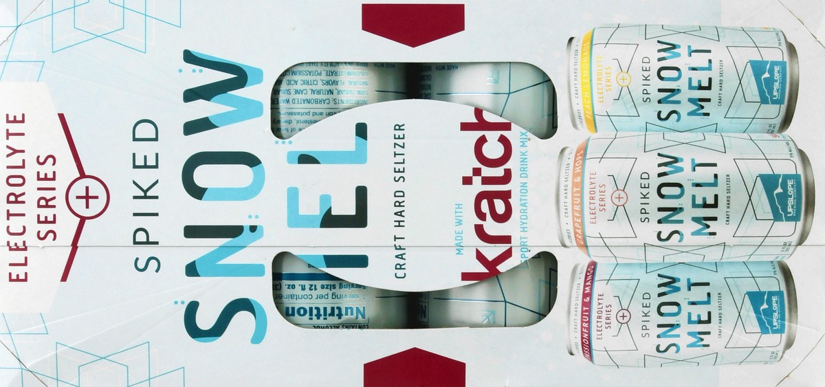 slide 4 of 9, Upslope Brewing Co. Spiked Snowmelt Variety Mix Pack Hard Seltzer 12 ea, 12 ct; 12 oz