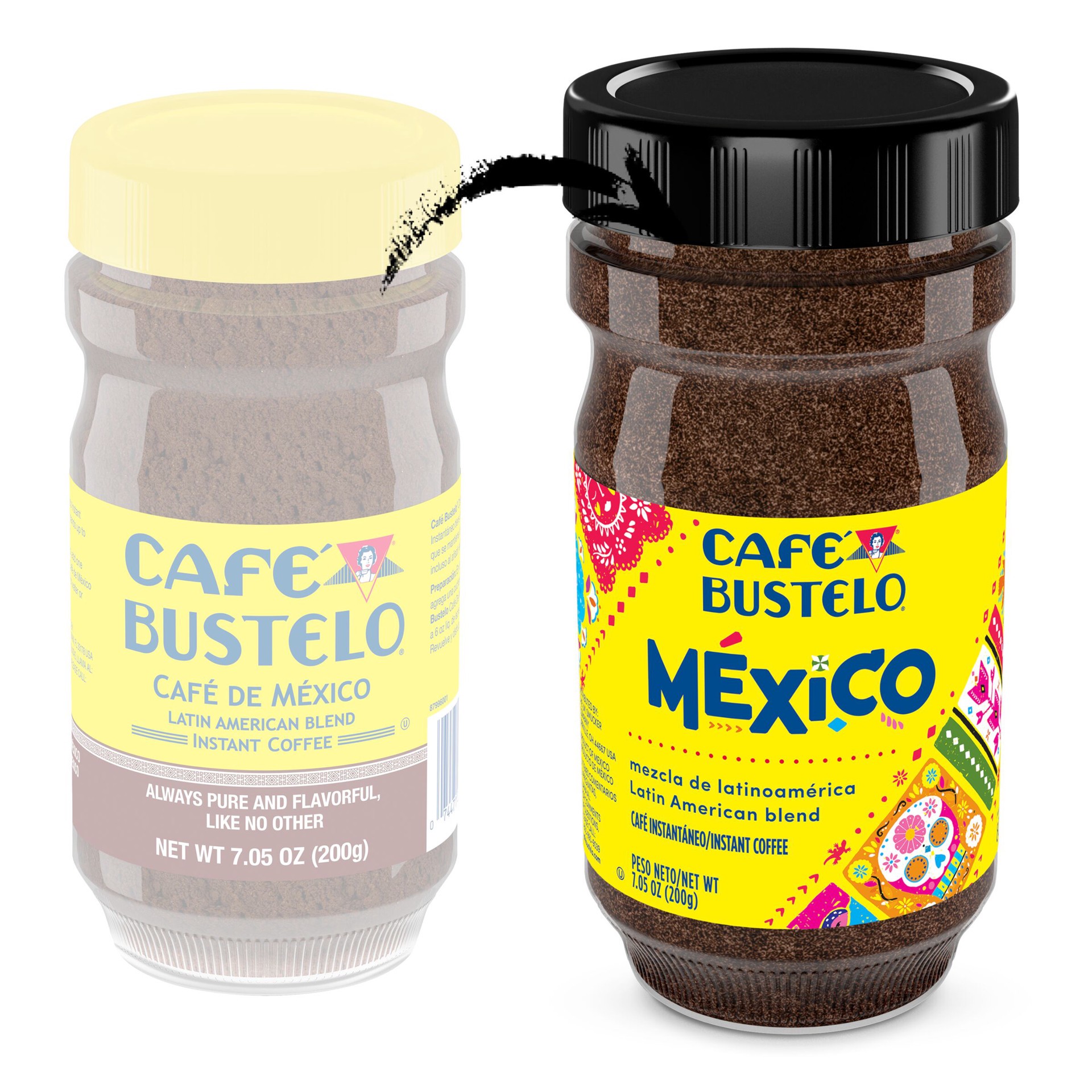 slide 2 of 6, Café Bustelo México Latin American Blend Instant Coffee, 7.05 Ounces, 7.05 oz