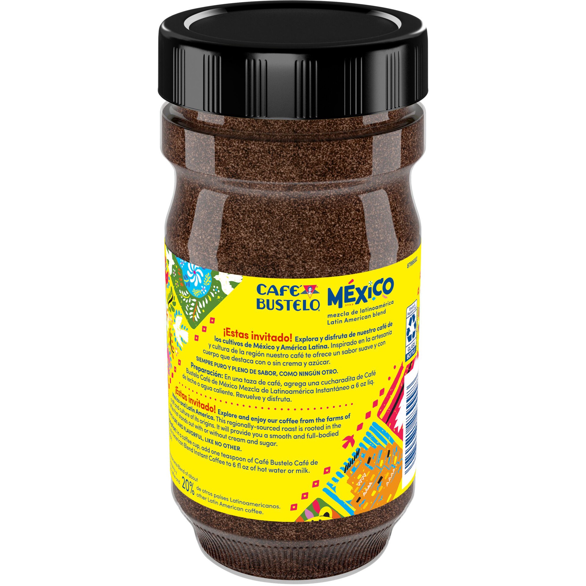 slide 6 of 6, Café Bustelo México Latin American Blend Instant Coffee, 7.05 Ounces, 7.05 oz