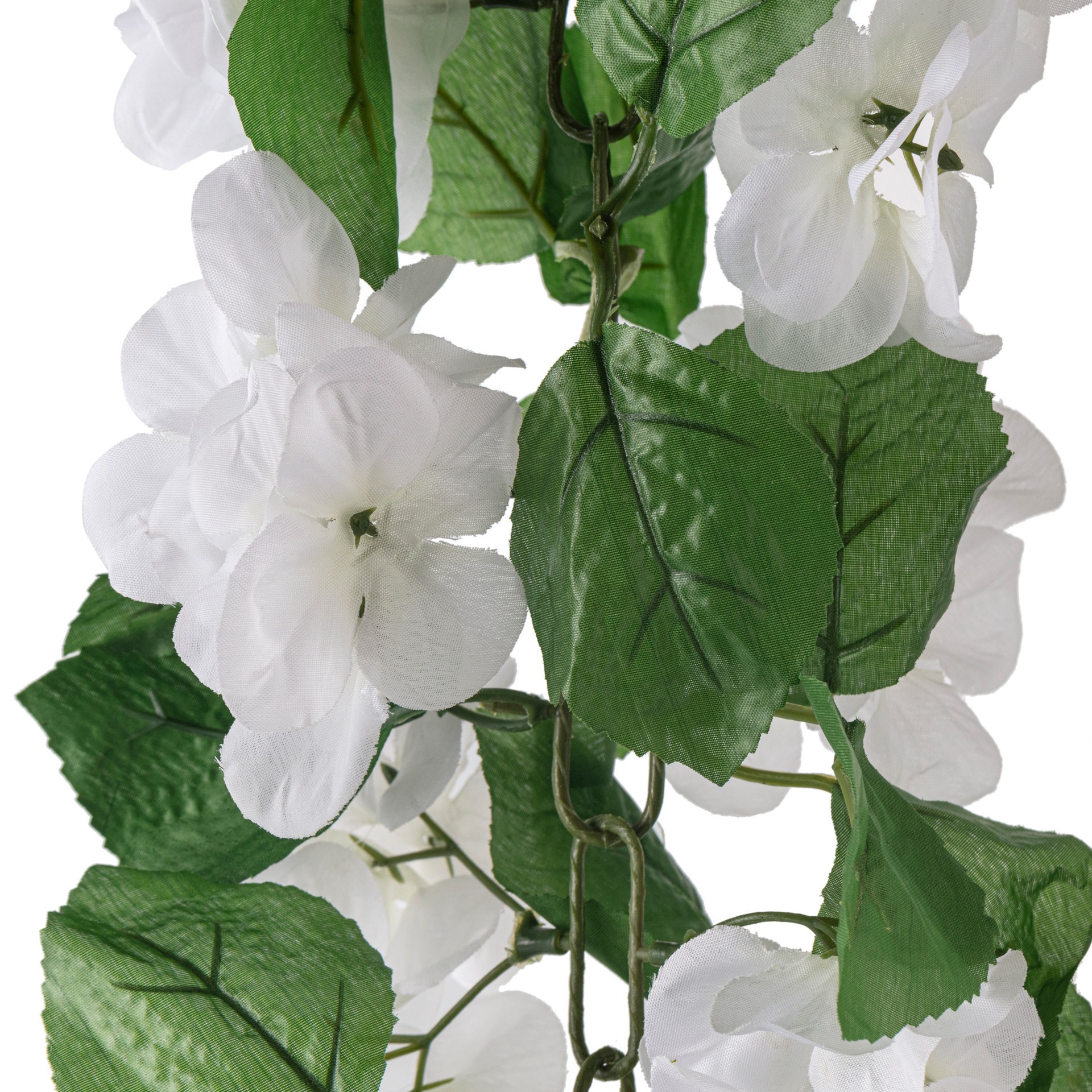 slide 2 of 5, 6ft. White Hydrangea Chain Garland By Ashland, 6 ft