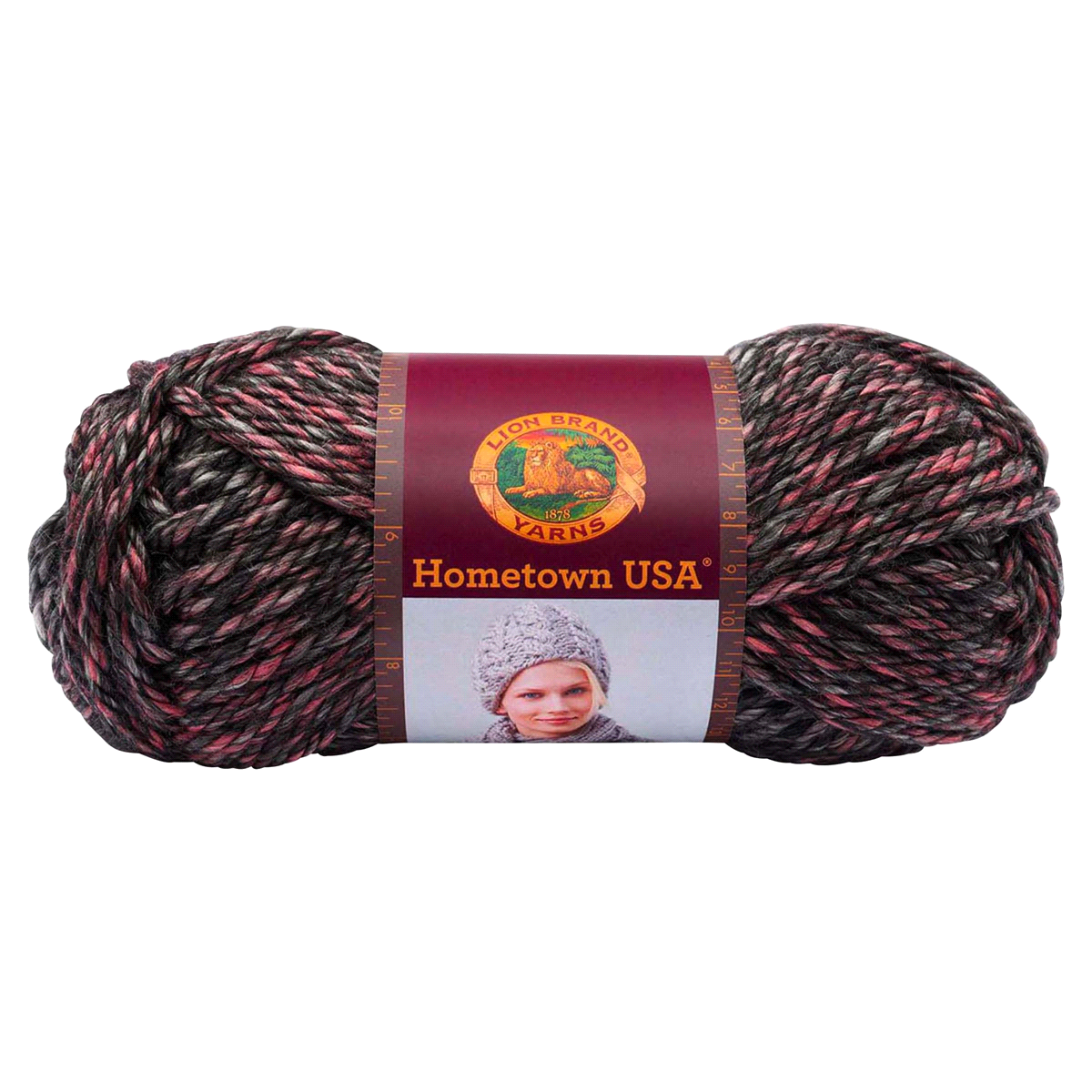 slide 1 of 5, Lion Brand Yarn Hometown 135-222 Salem Creek, 4 oz