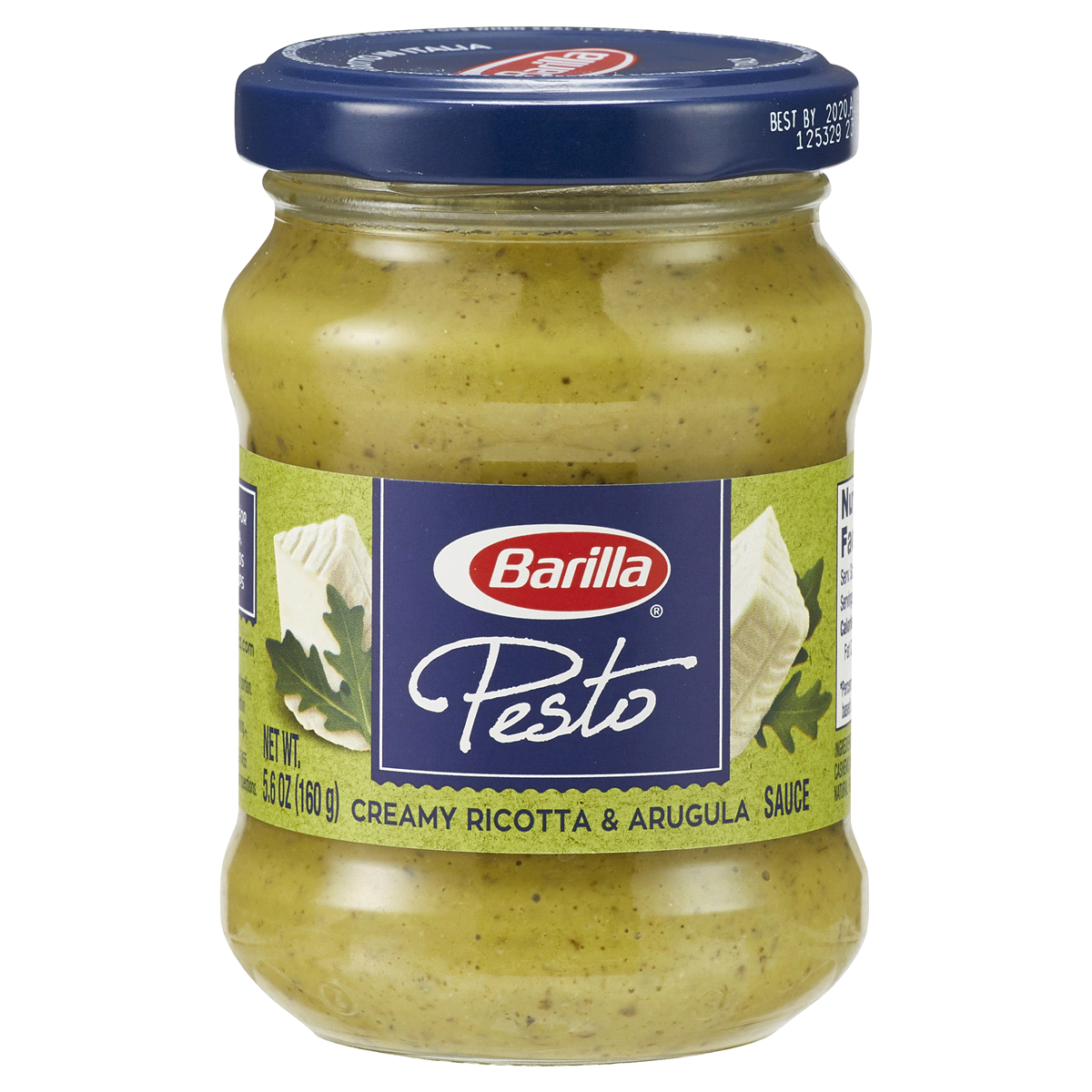 slide 1 of 6, Barilla Creamy Ricotta & Arugula Pesto, 5.6 oz