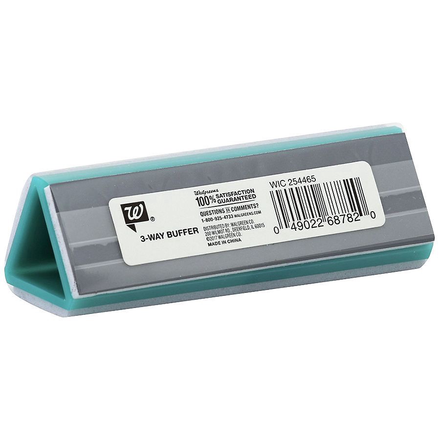 slide 1 of 1, Walgreens 3 Way Nail Buffer, 1 ct