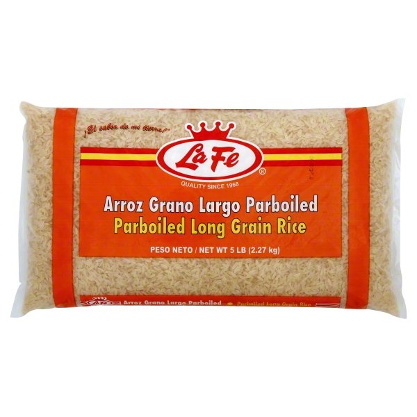 slide 1 of 1, La Fe Parboiled Rice, 5 lb