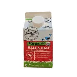 Sunnyside Farms, Organic Half And Half