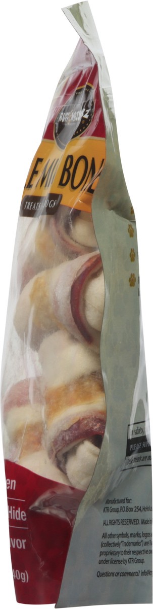 slide 7 of 14, Ruff & Whiskerz Triple Mini Bonez Premium Chicken Treats for Dogs 7 ea, 7 ct