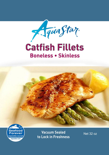 slide 1 of 1, Aqua Star Catfish Fillets, 32 oz