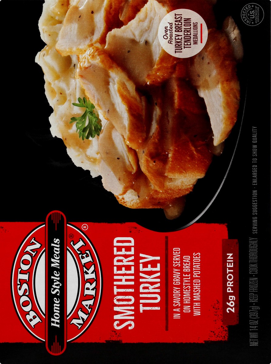 slide 5 of 9, Boston Market Smothered Turkey, 14 oz