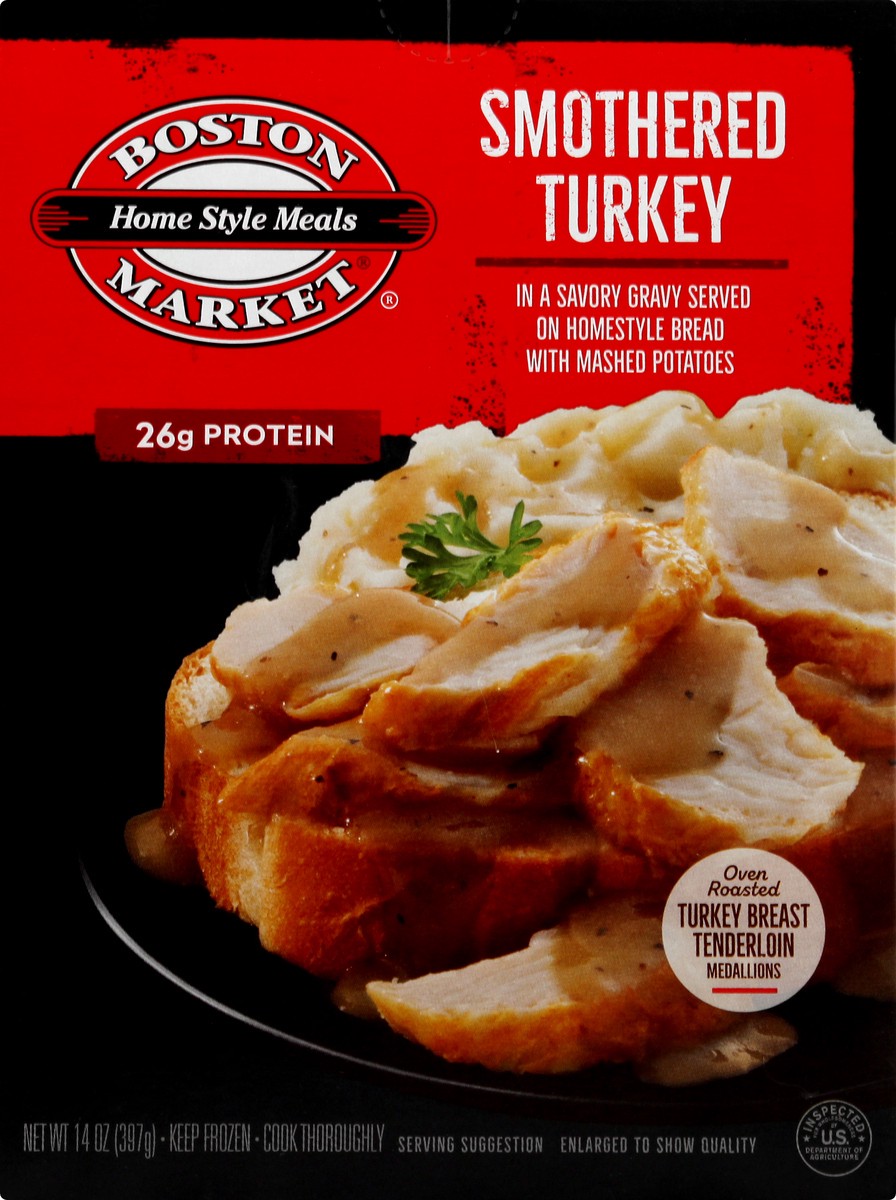 slide 6 of 9, Boston Market Smothered Turkey, 14 oz