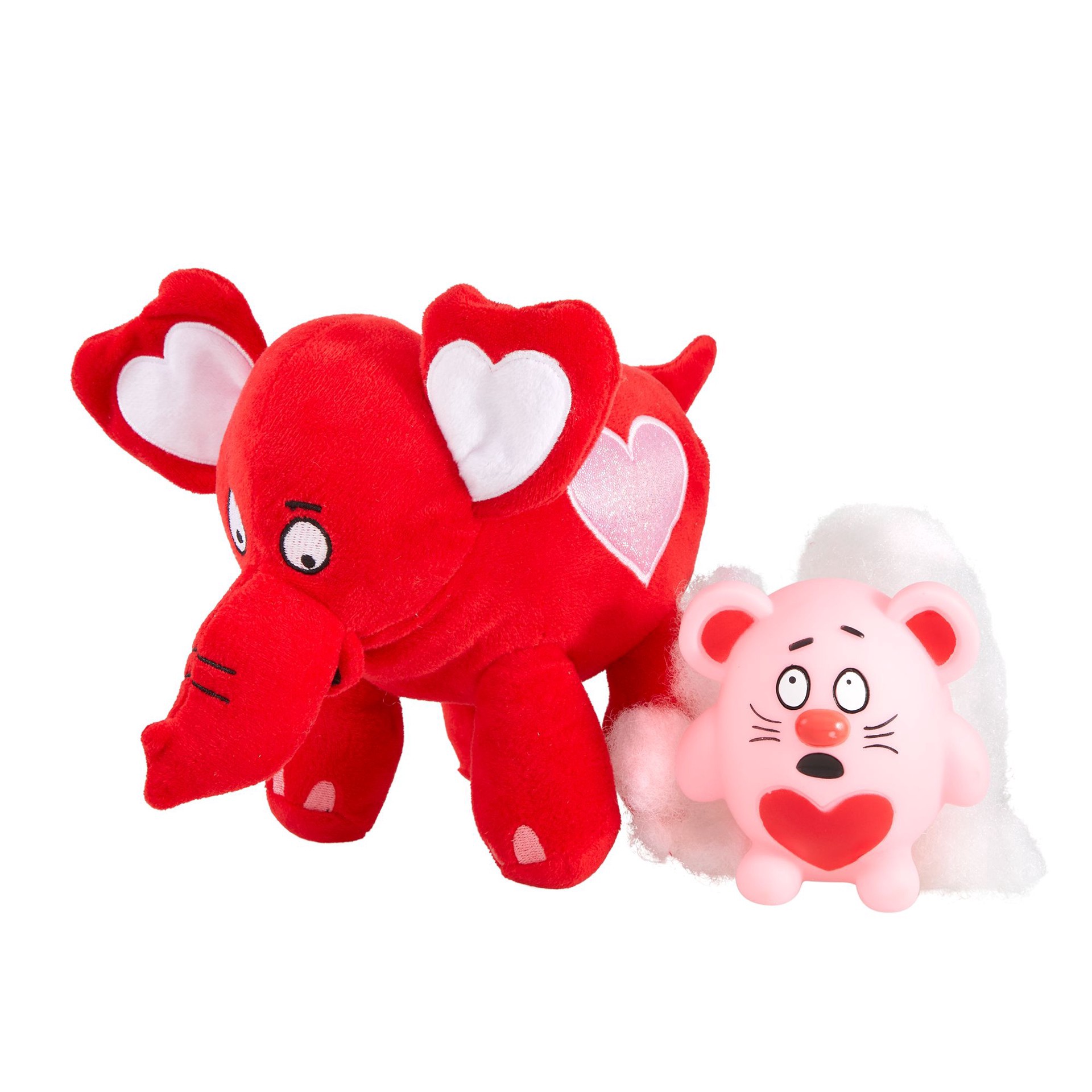 slide 1 of 1, Joyhound OMG Surprise Valentine's Day You're Elephant-tastic Elephant Dog Toy, 1 ct