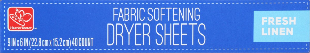 slide 9 of 9, Harris Teeter yourhome Fabric Softener Sheets - Fresh Linen, 40 ct