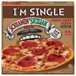 Screamin' Sicilian Single Serve Multi Meat Pizza