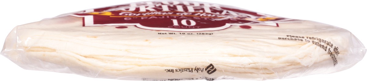 slide 11 of 13, USM Marketing 6 Inches Fajita Style Flour Tortillas 10 ea, 10 ct