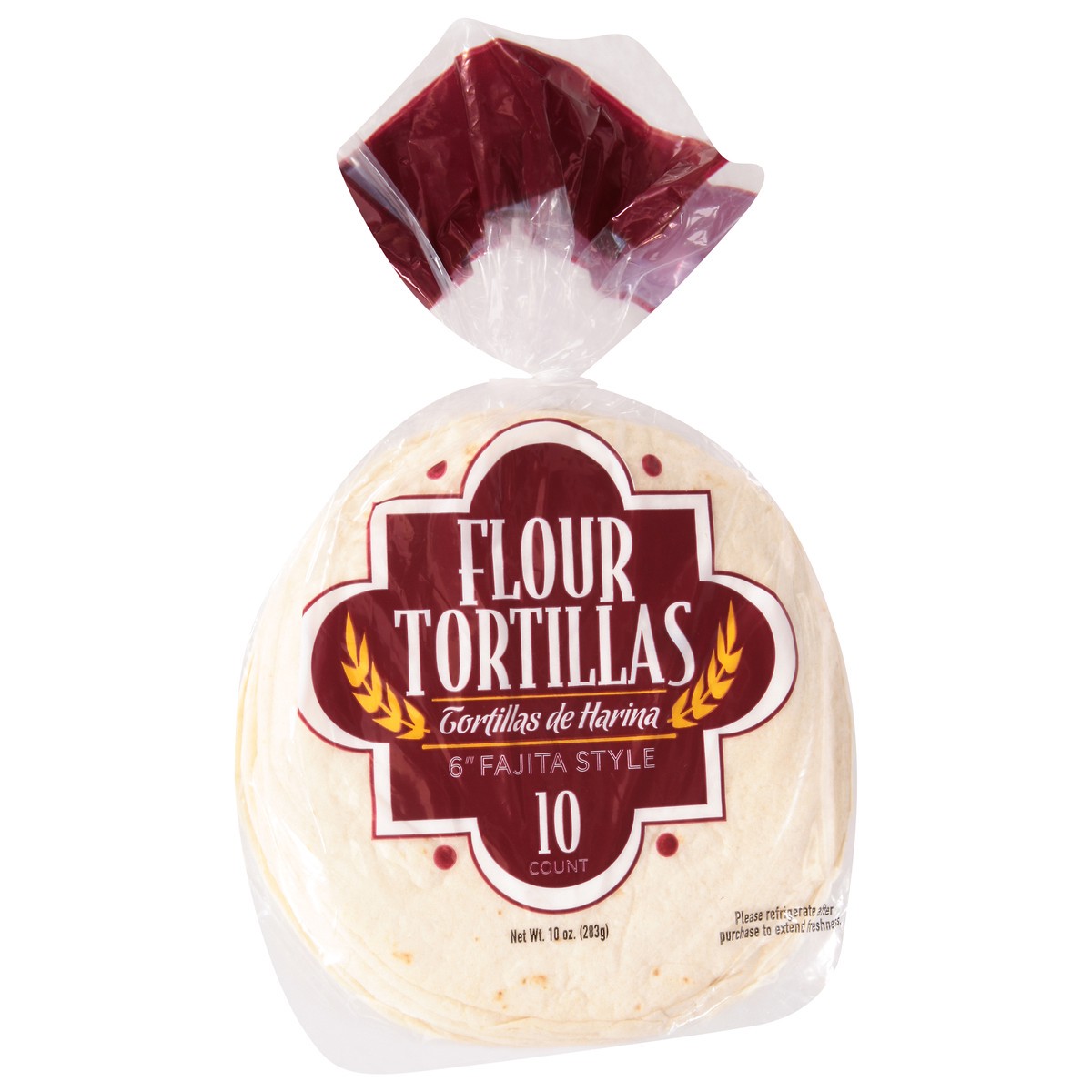 slide 13 of 13, USM Marketing 6 Inches Fajita Style Flour Tortillas 10 ea, 10 ct