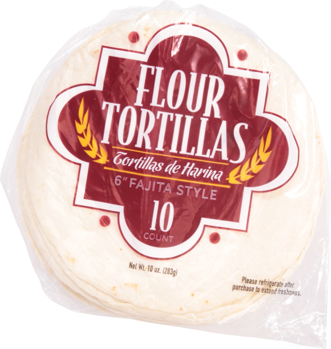 slide 3 of 13, USM Marketing 6 Inches Fajita Style Flour Tortillas 10 ea, 10 ct