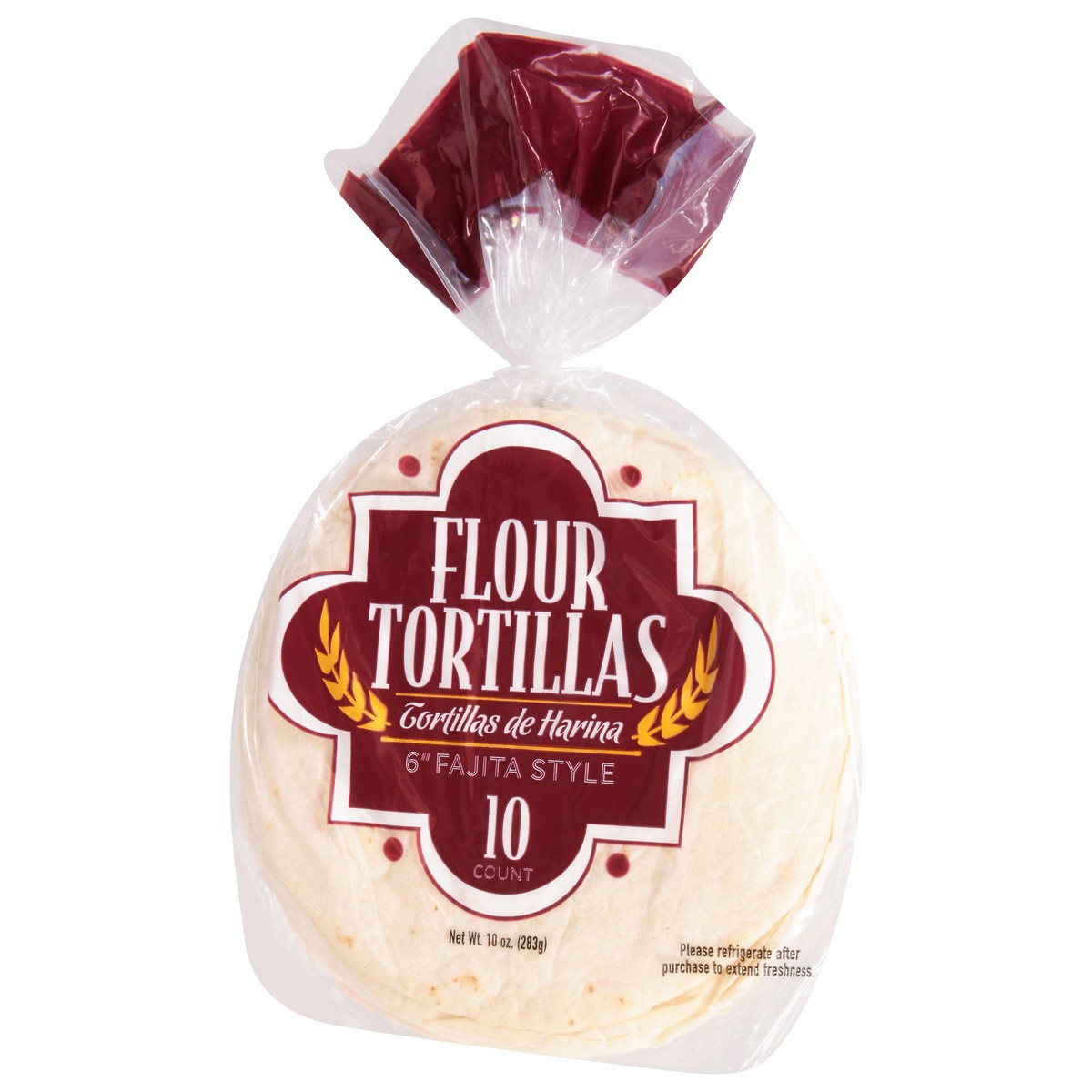 slide 5 of 13, USM Marketing 6 Inches Fajita Style Flour Tortillas 10 ea, 10 ct
