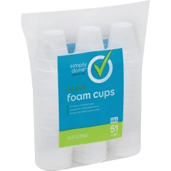 Simply Done Foam Cups