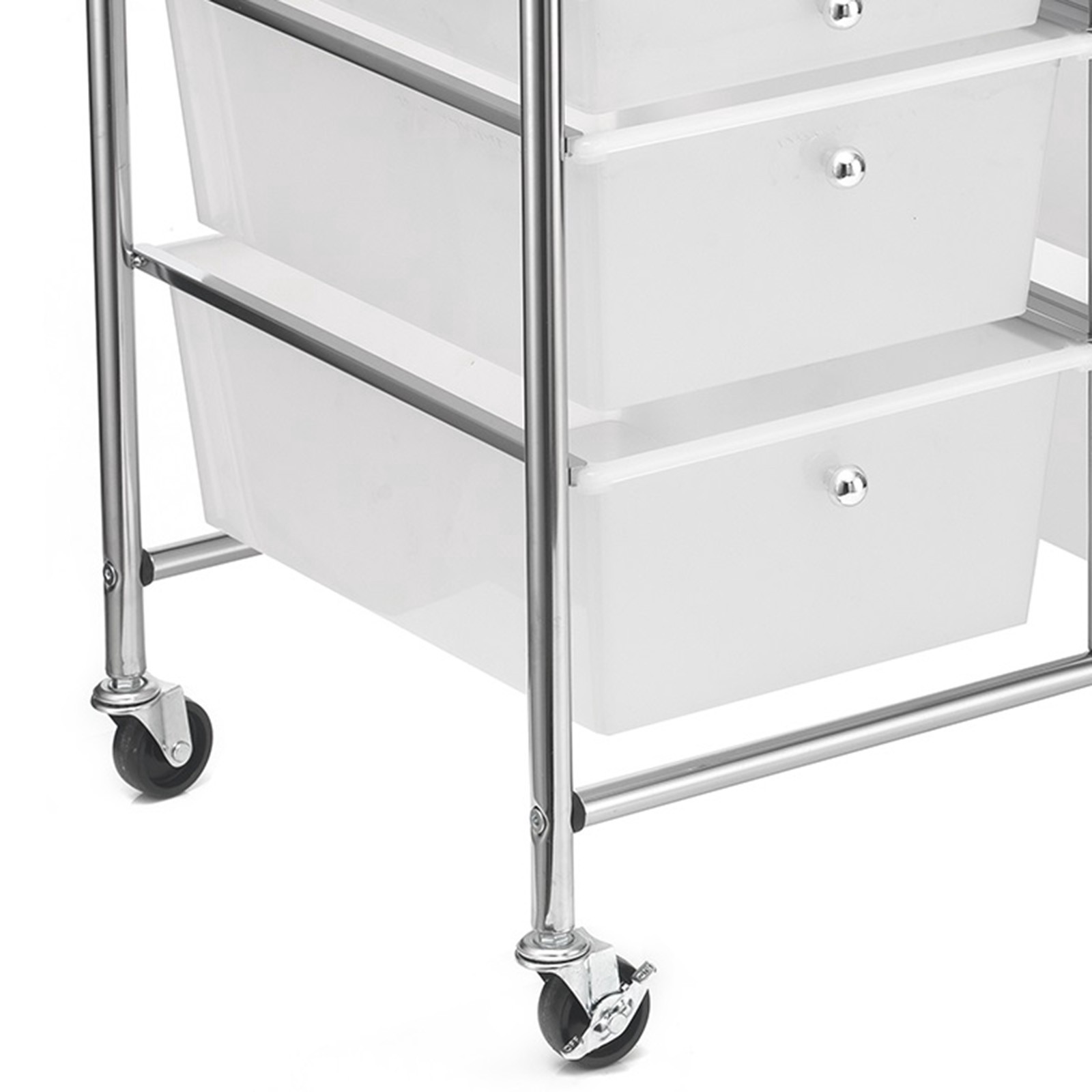 slide 2 of 2, Clear 12 Drawer Rolling Cart By Simply Tidy, 25 in x 15.2 in x 32.6 in