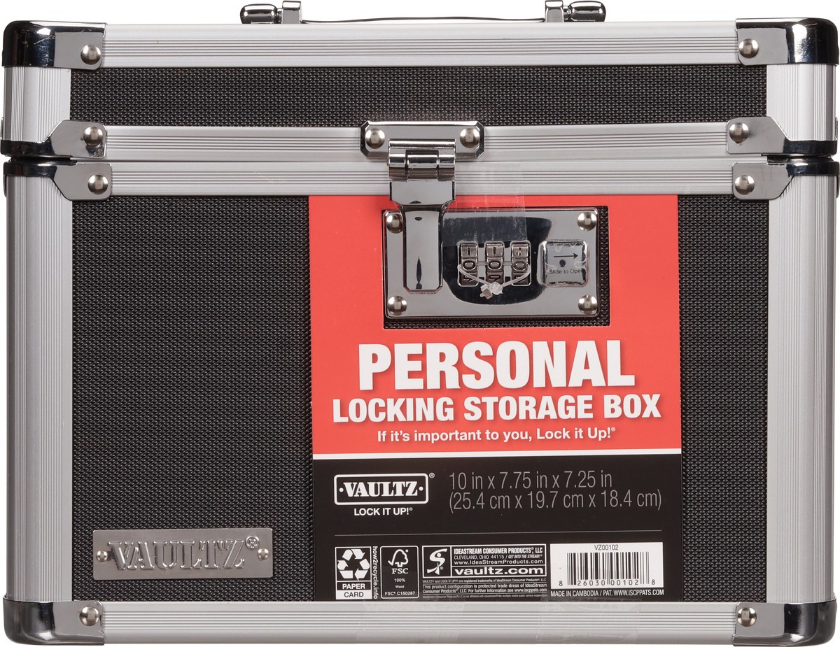 slide 7 of 12, Vaultz Personal Locking Storage Box 1 ea, 1 ct