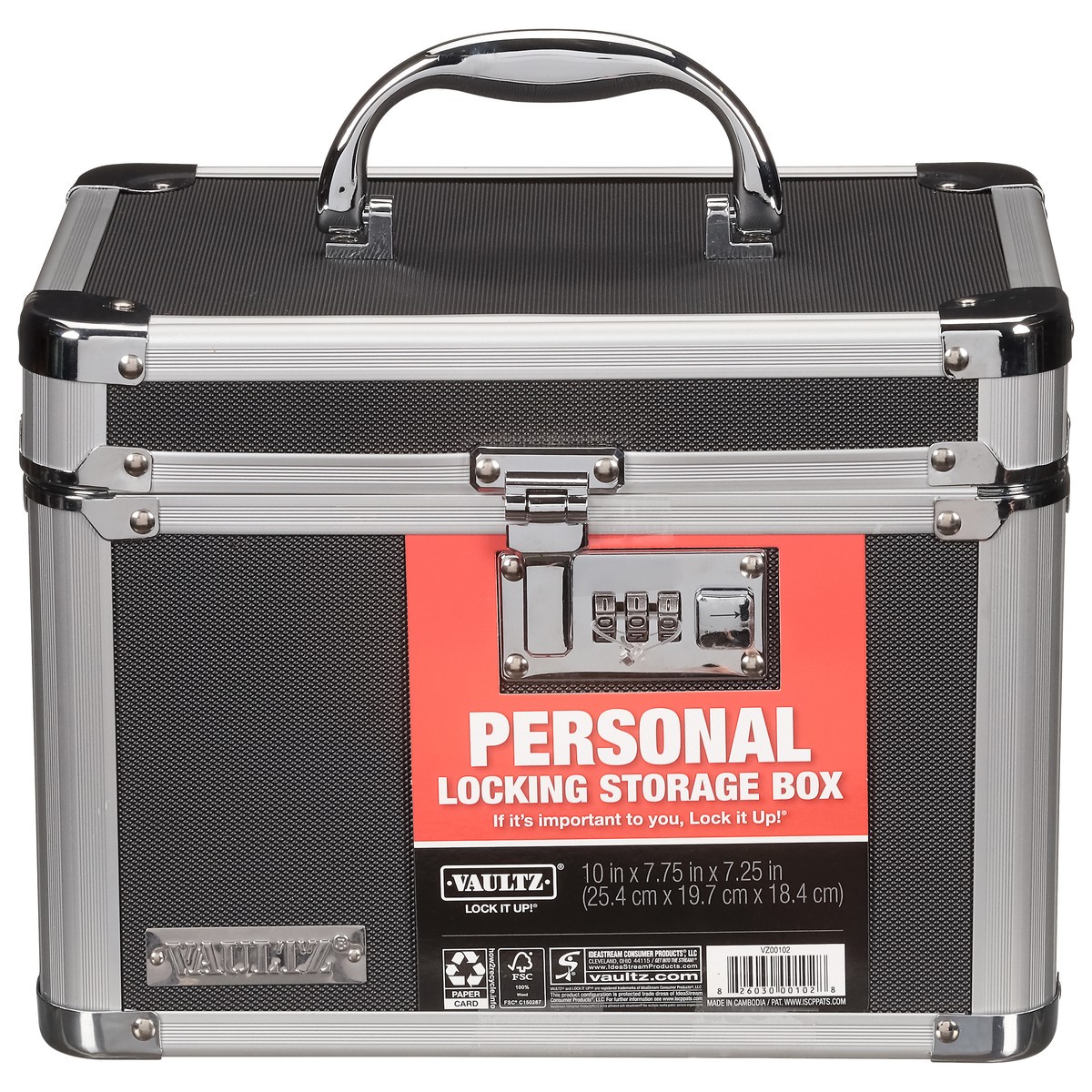 slide 1 of 12, Vaultz Personal Locking Storage Box 1 ea, 1 ct