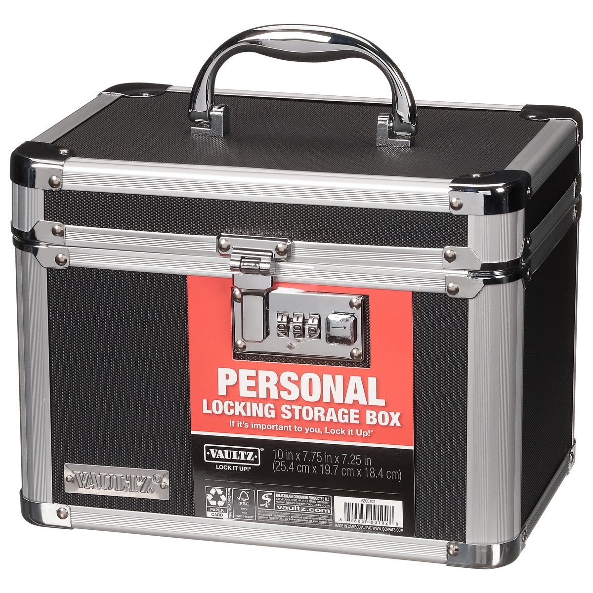slide 2 of 12, Vaultz Personal Locking Storage Box 1 ea, 1 ct