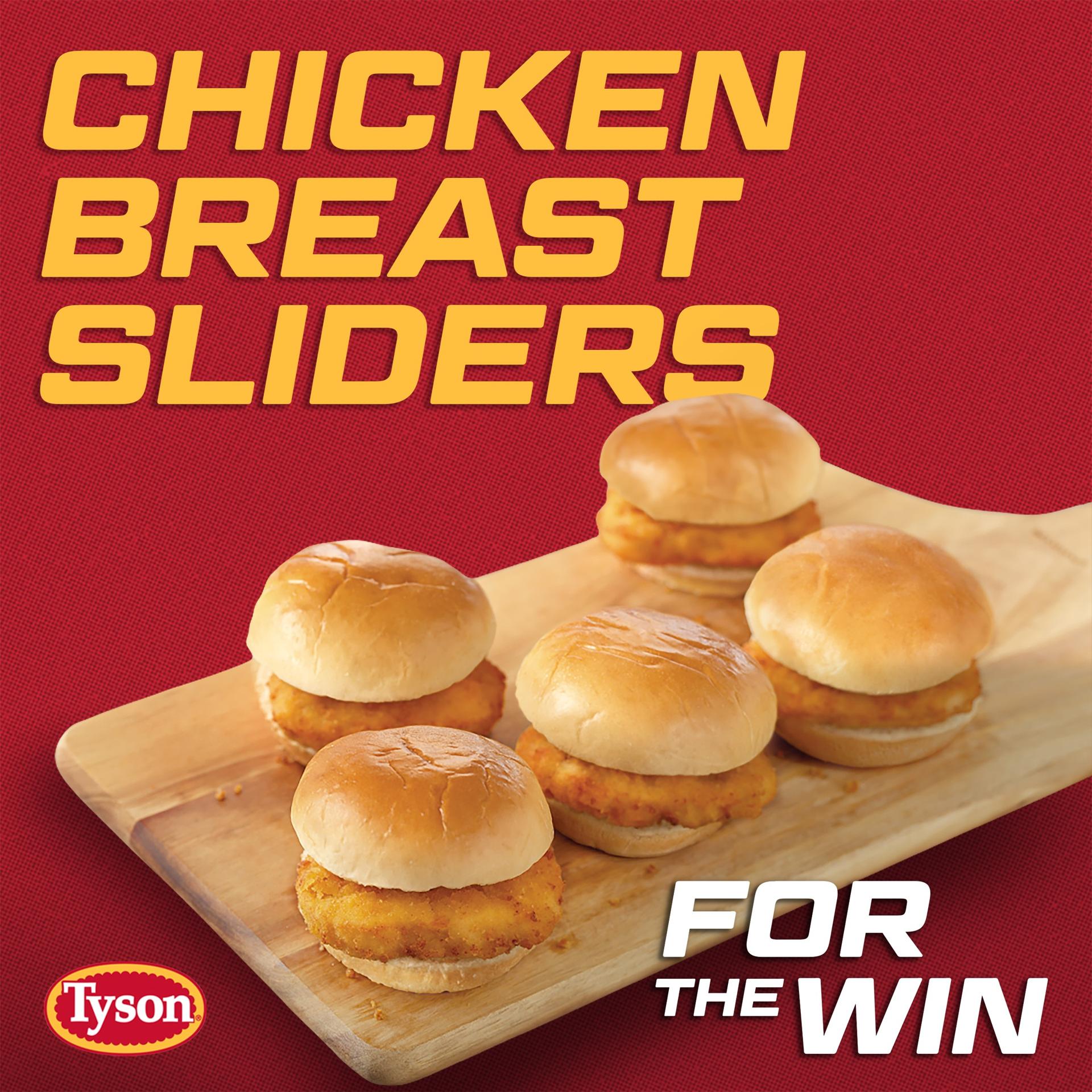 slide 1 of 10, Tyson Original Chicken Breast Sliders, 20.8 oz, 8 Count, (Frozen), 589.67 g