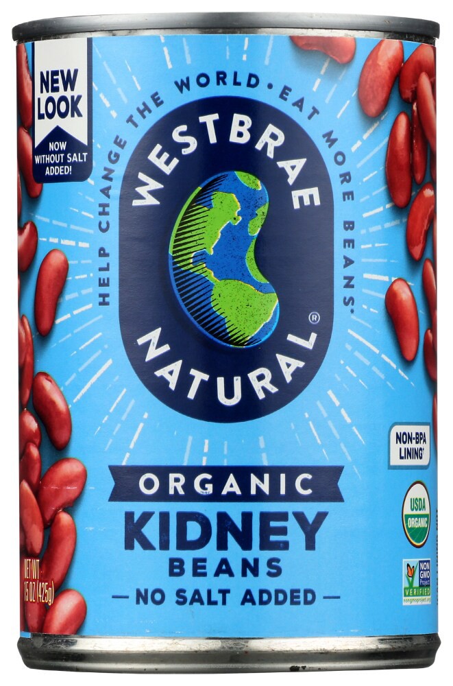 slide 1 of 1, Westbrae Natural Organic Kidney Beans 15 oz. Can, 15 oz