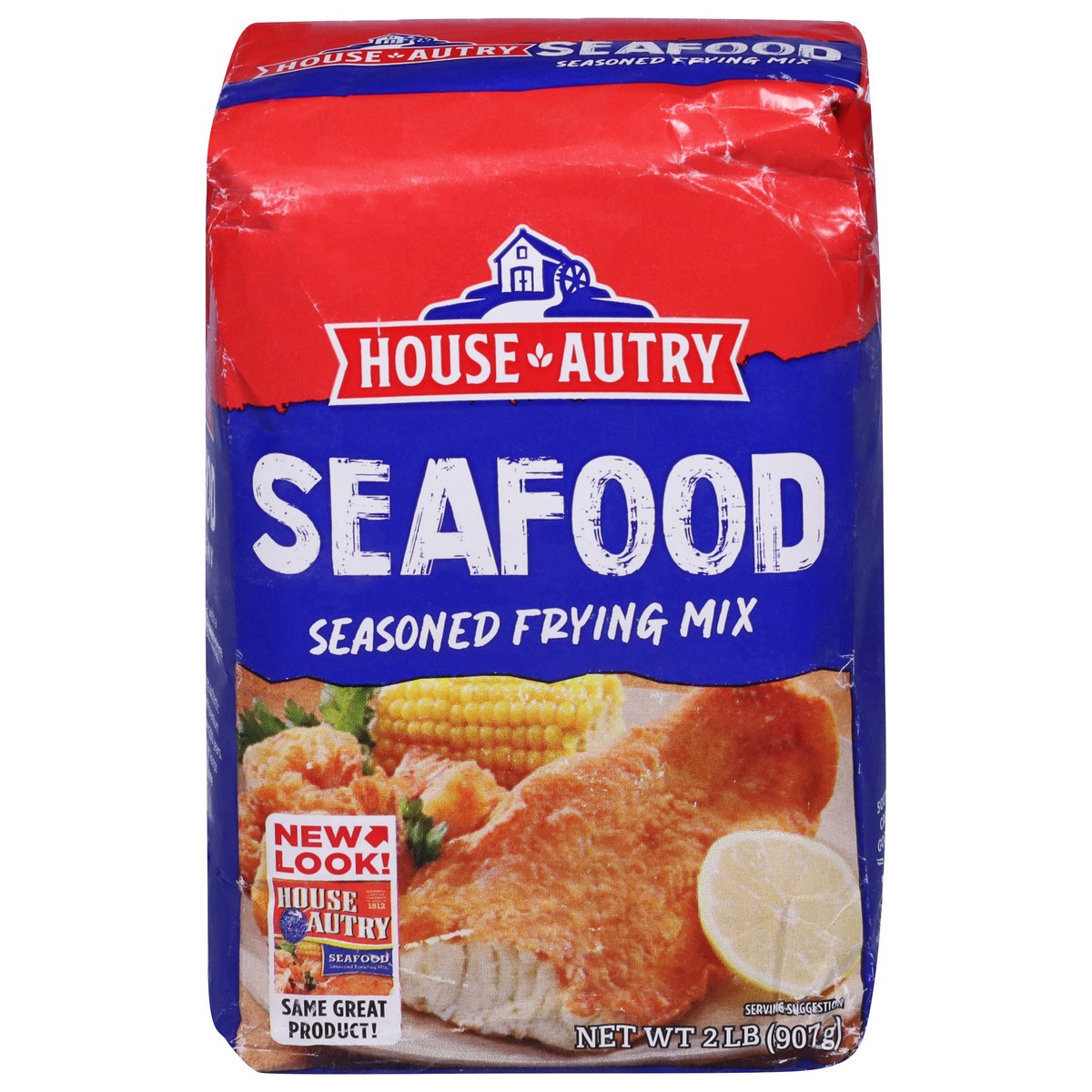 slide 1 of 1, House-Autry Seasoned Seafood Frying Mix 2 lb, 2 lb