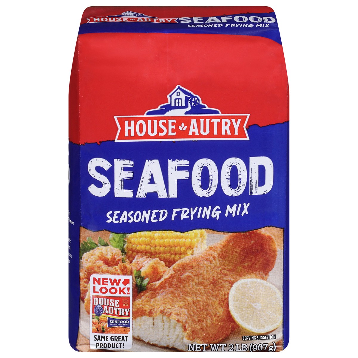 slide 1 of 1, House-Autry Seasoned Seafood Frying Mix 2 lb, 2 lb