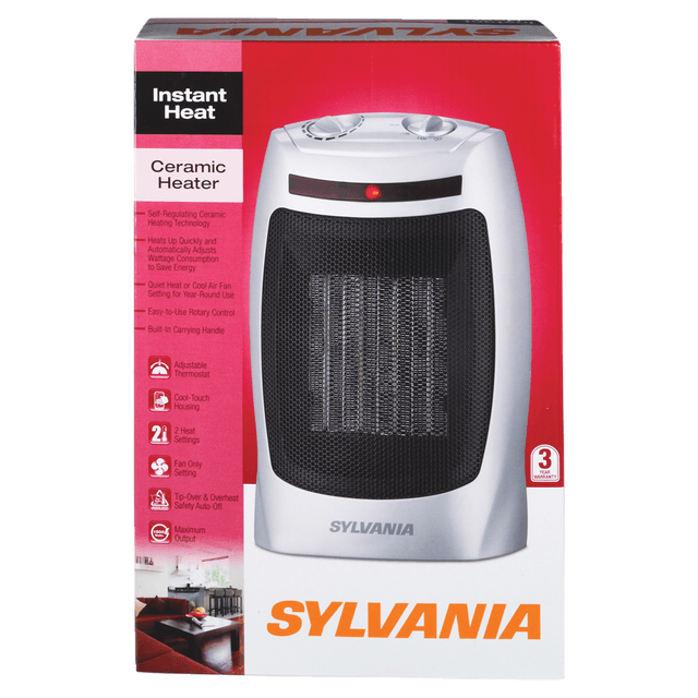 slide 1 of 1, Sylvania Ceramic Heater, 1 ct