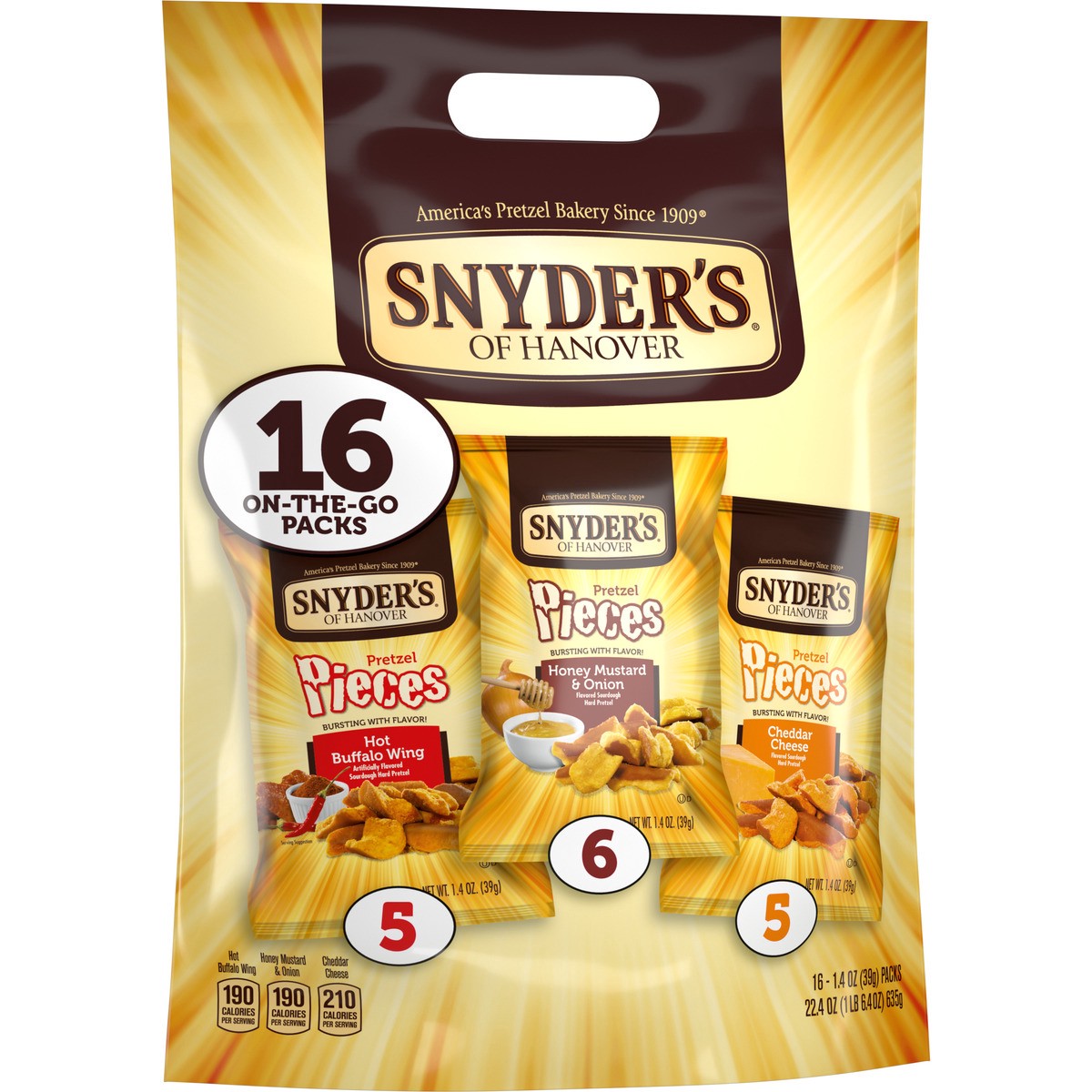 slide 5 of 9, Snyder's of Hanover Pretzel Pieces Variety Pack, 22 oz