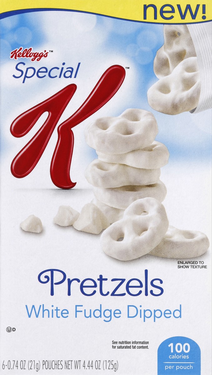 slide 5 of 6, Kellogg's Special K White Fudge Dipped Pretzels, 6 ct; 0.74 oz