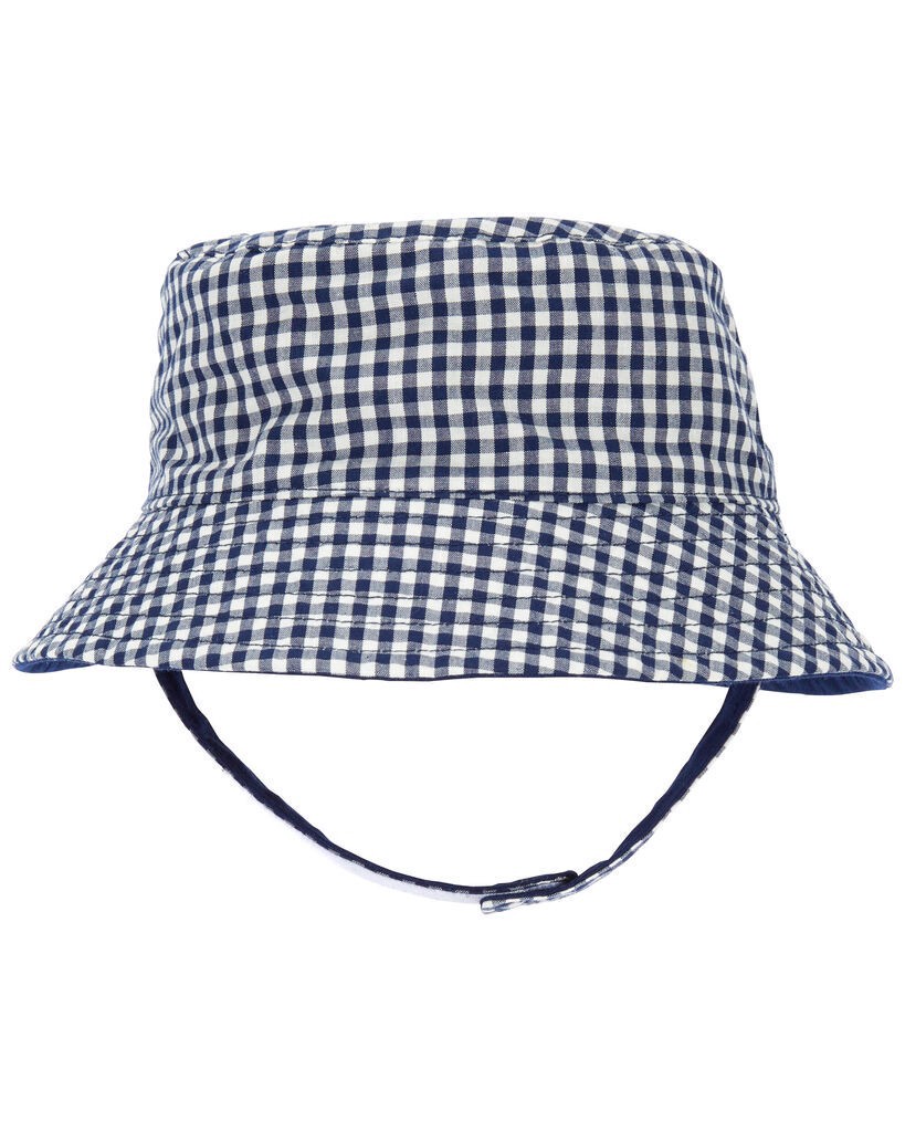 slide 2 of 2, Oshkosh Baby 2-In-1 Bucket Hat Blue 0-9M, 1 ct