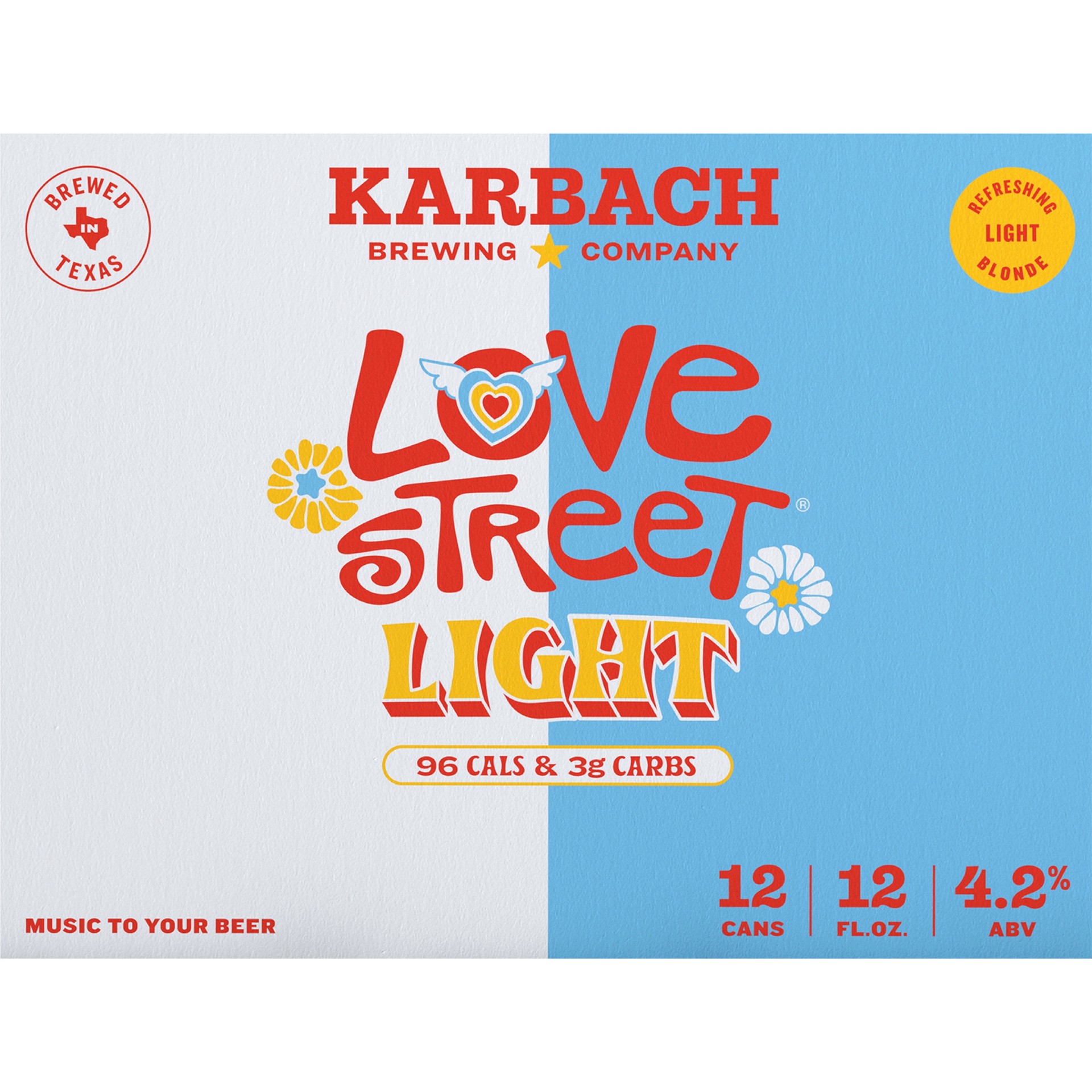 slide 2 of 3, Karbach Brewing Co. Love Street Light, 12oz. Can 12 Pack, 12 oz