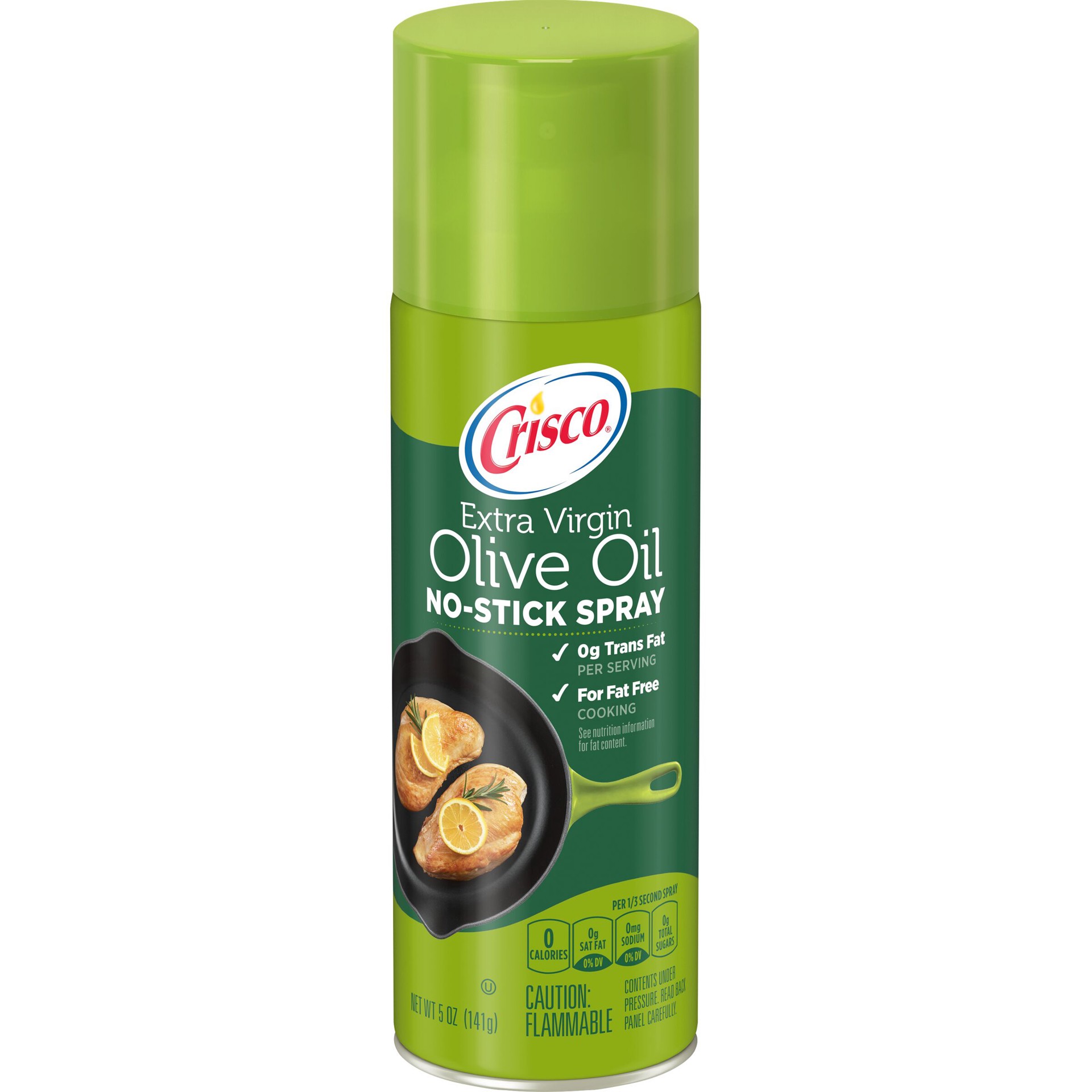 slide 1 of 5, Crisco® no stick spray, extra virgin olive oil, 5 oz