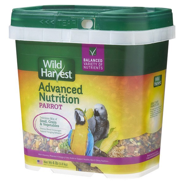 slide 19 of 29, Wild Harvest Parrot Advanced Nutrition Diet Parrot Food, 4 lb