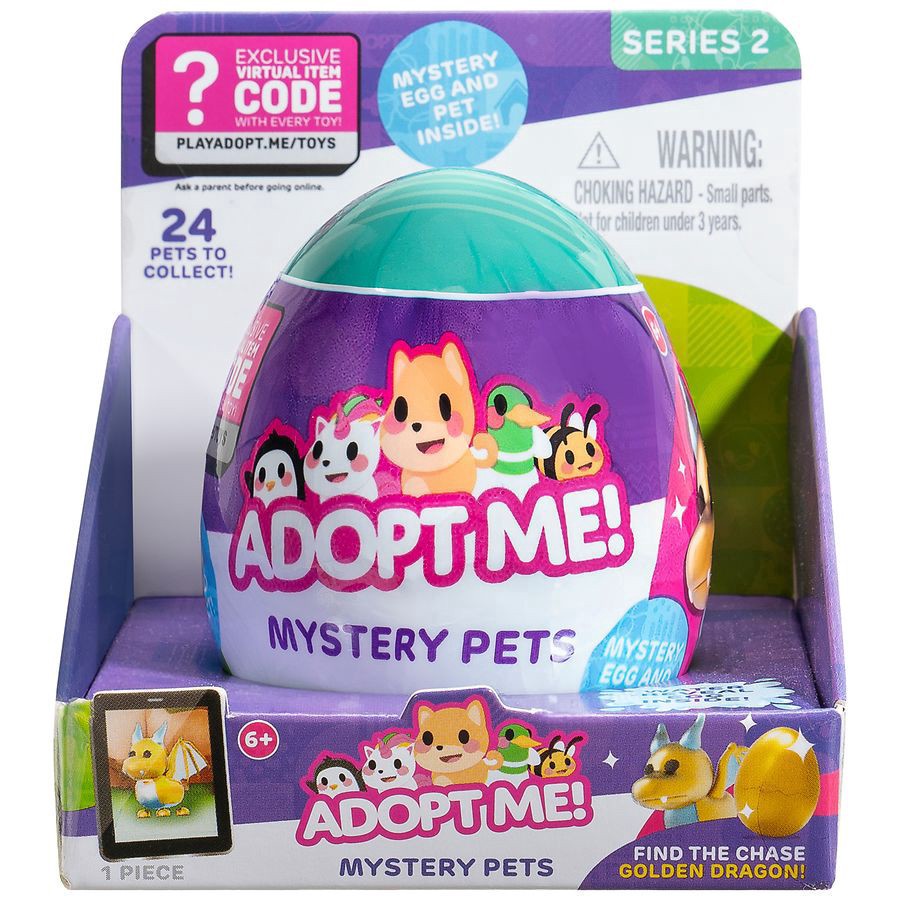 slide 1 of 3, ADOPT ME Mystery Pets Assortment 2 Inches, 1 ct
