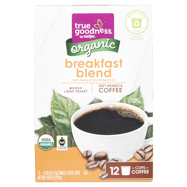 slide 7 of 29, True Goodness Org Coffee Pod Breakfast B- 12 ct, 12 ct