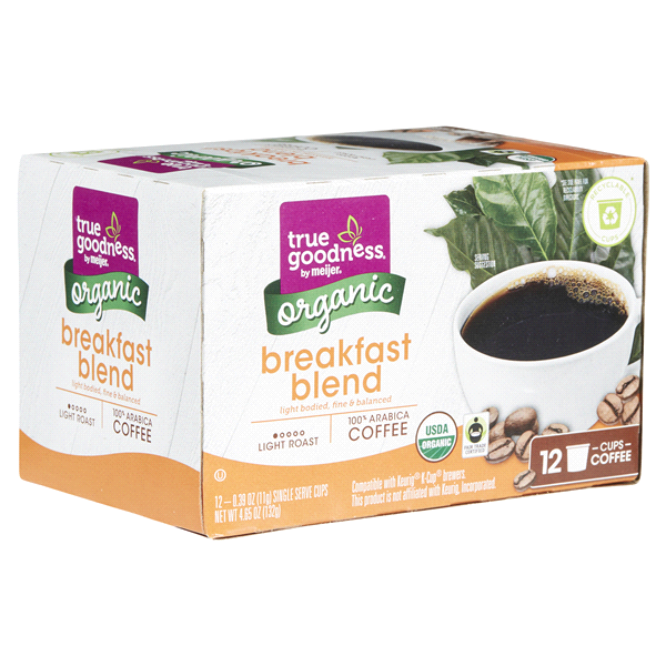 slide 5 of 29, True Goodness Org Coffee Pod Breakfast B- 12 ct, 12 ct