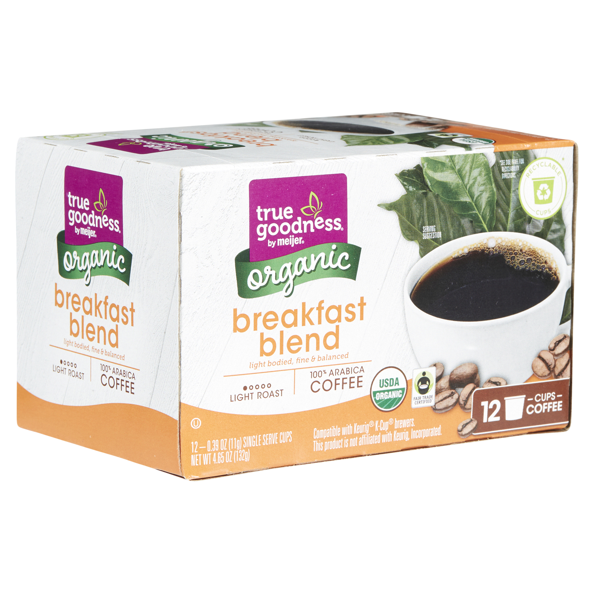 slide 2 of 29, True Goodness Org Coffee Pod Breakfast B- 12 ct, 12 ct