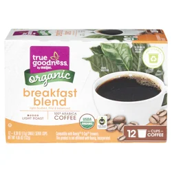 True Goodness Org Coffee Pod Breakfast B- 12 ct