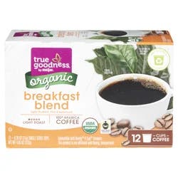 True Goodness Org Coffee Pod Breakfast B- 12 ct