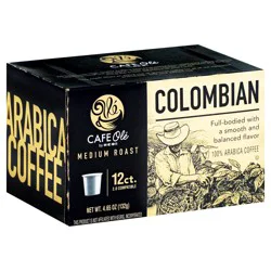 H-E-B Cafe Ole Colombian Single Serve Coffee Cups - 12 ct