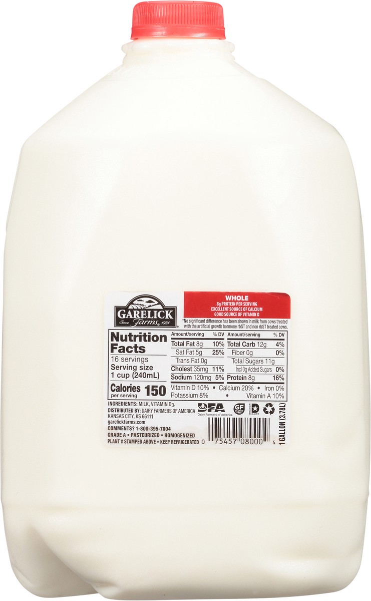 slide 6 of 9, Dairy Pure Farms Whole Milk, Gallon, 128 fl oz