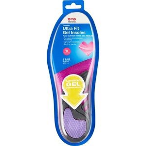 slide 1 of 1, CVS Health Cvs Women's Ultra Fit Gel Insoles, Sizes 6-11, 1 Pair, 1 ct