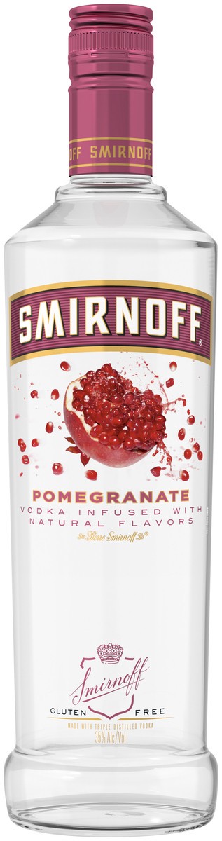 slide 1 of 3, Smirnoff Pomegranate Vodka, 750 ml