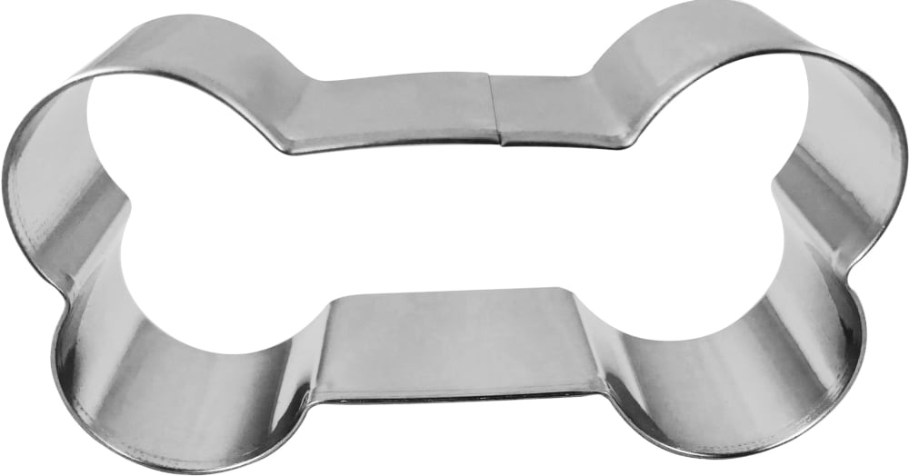 slide 1 of 1, Dash of That Dog Bone Cookie Cutter - Silver, 1 ct