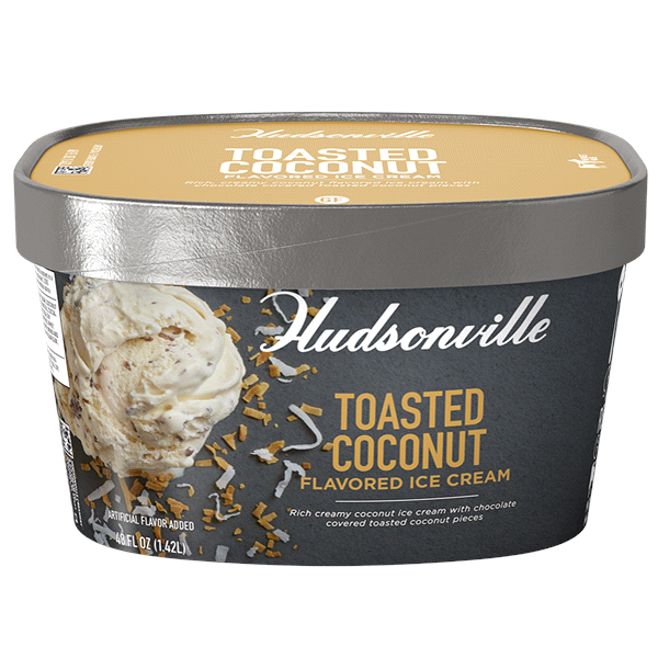 slide 20 of 21, Hudsonville Ice Cream Toasted Coconut, 48 oz