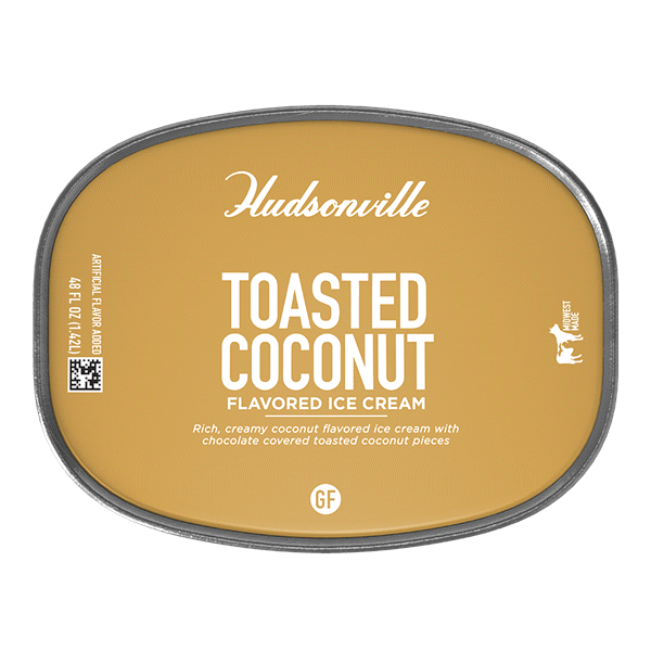 slide 9 of 21, Hudsonville Ice Cream Toasted Coconut, 48 oz