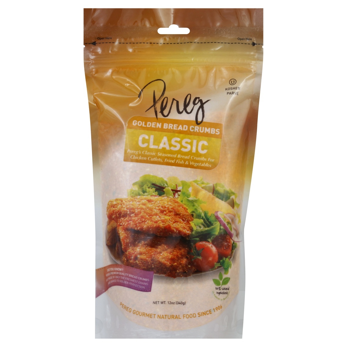 slide 1 of 1, Pereg Classic Bread Crumbs, 14 oz